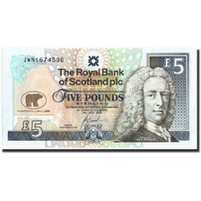 Geldschein, Scotland, 5 Pounds, 2005, 2005-07-14, KM:365, UNZ