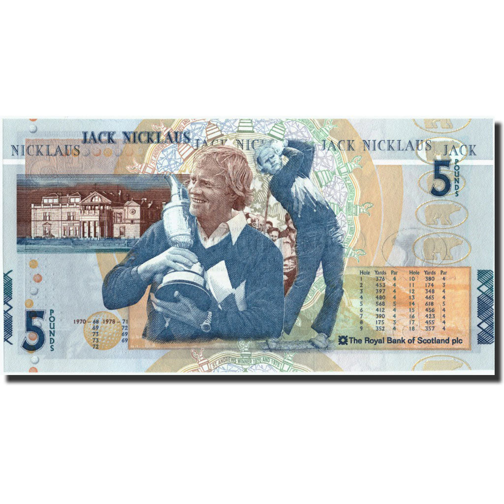 Geldschein, Scotland, 5 Pounds, 2005, 2005-07-14, KM:365, UNZ