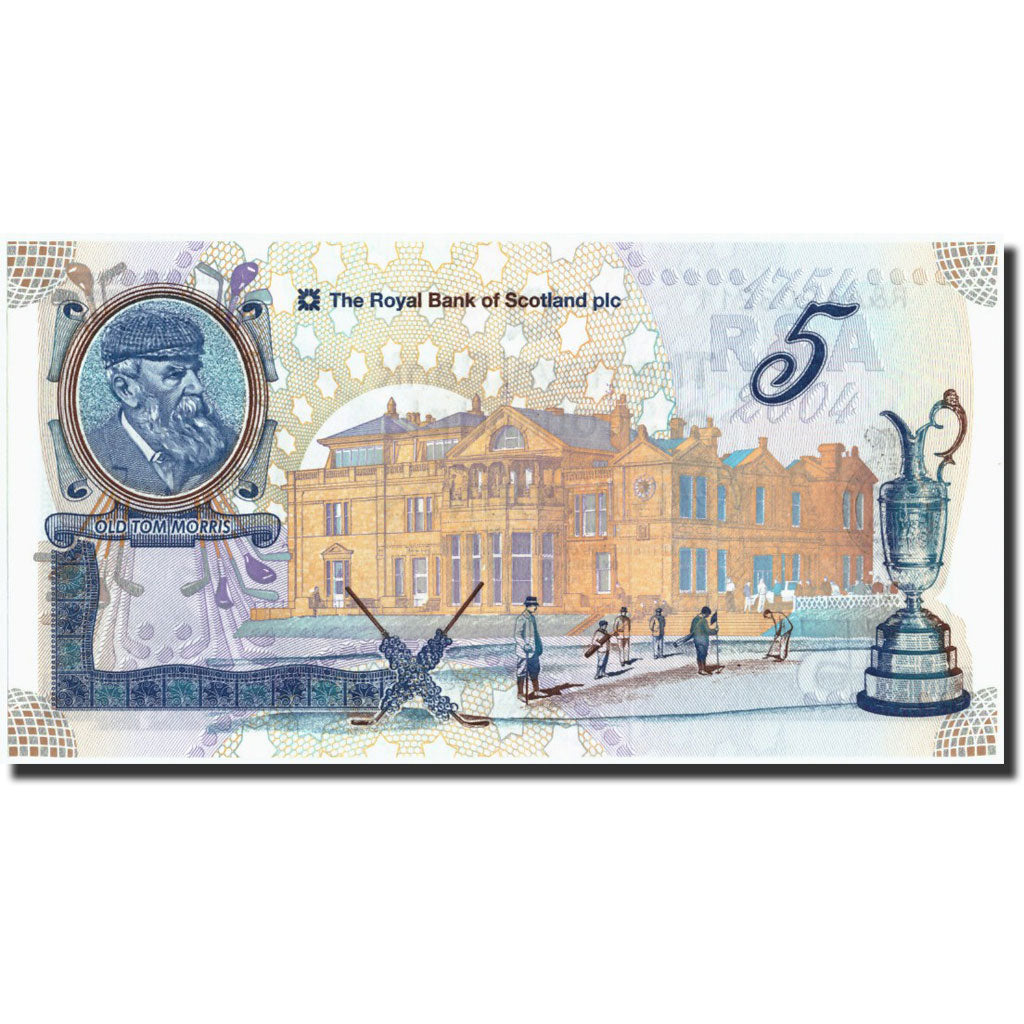 Scotland, 5 Pounds, 2004, KM:363, 2004-05-14, UNC(65-70)