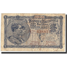 Banconote, Belgio, 1 Franc, 1920, KM:92, 1920-10-05, MB+