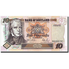 Banknot, Szkocja, 10 Pounds, 1995, 1995-02-01, KM:120d, UNC(65-70)