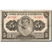 Banconote, Lussemburgo, 5 Francs, Undated (1944), KM:43b, Undated (1944), MB+