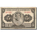 Banconote, Lussemburgo, 5 Francs, Undated (1944), KM:43b, Undated (1944), MB+