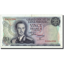Luxembourg, 20 Francs, 1966, KM:54a, 1966-03-07, EF(40-45)