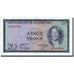 Lussemburgo, 20 Francs, 1955, Undated (1955), KM:49a, BB+