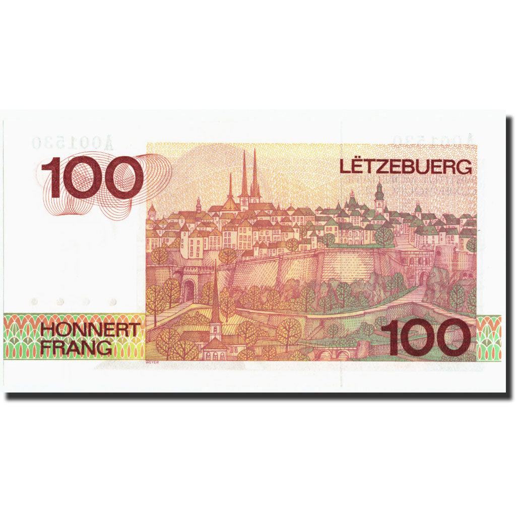 Banconote, Lussemburgo, 100 Francs, undated 1985, KM:58a, Undated (1985), FDS