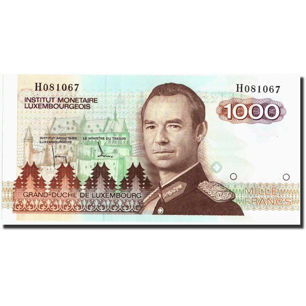 Lussemburgo, 1000 Francs, undated 1985, Undated (1985), KM:59a, FDS