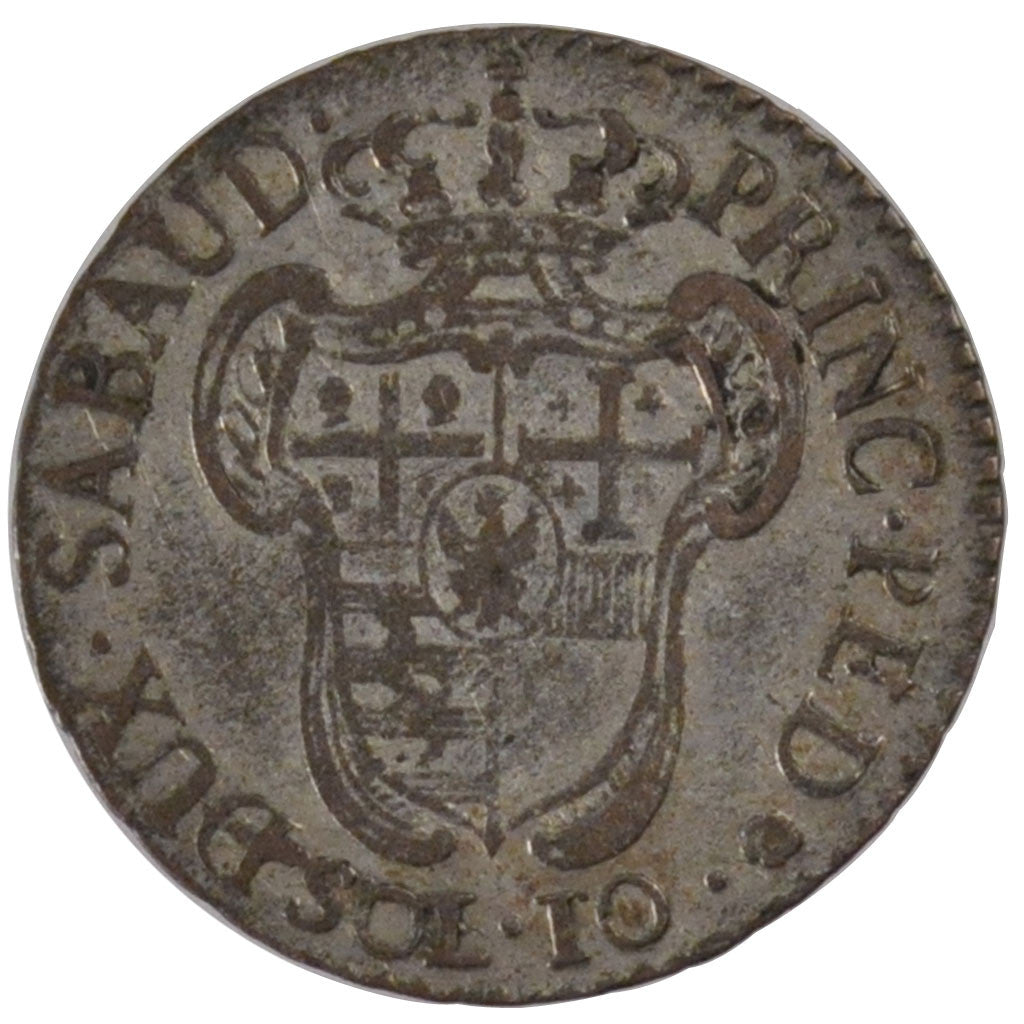 ITALIAN STATES, 10 Soldi, 1794, KM #47, VF(30-35), Billon, 22-23, 2.80