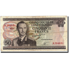 Banknote, Luxembourg, 50 Francs, 1972, 1972-08-25, KM:55a, VF(30-35)
