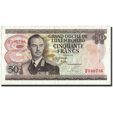 Luxembourg, 50 Francs, 1972, KM:55a, 1972-08-25, VF(30-35)