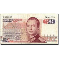 Billete, 100 Francs, 1980, Luxemburgo, KM:57a, 1980-08-14, BC+