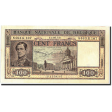 Banconote, Belgio, 100 Francs, 1950, KM:126, 1950-05-12, BB+