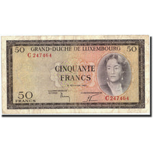 Banconote, Lussemburgo, 50 Francs, 1961, KM:51a, 1961-02-06, MB+
