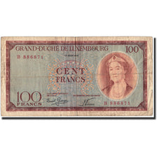 Lussemburgo, 100 Francs, 1956, 1956-06-15, KM:50a, MB