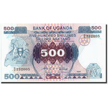 Banknote, Uganda, 500 Shillings, 1986, 1986, KM:25, UNC(63)