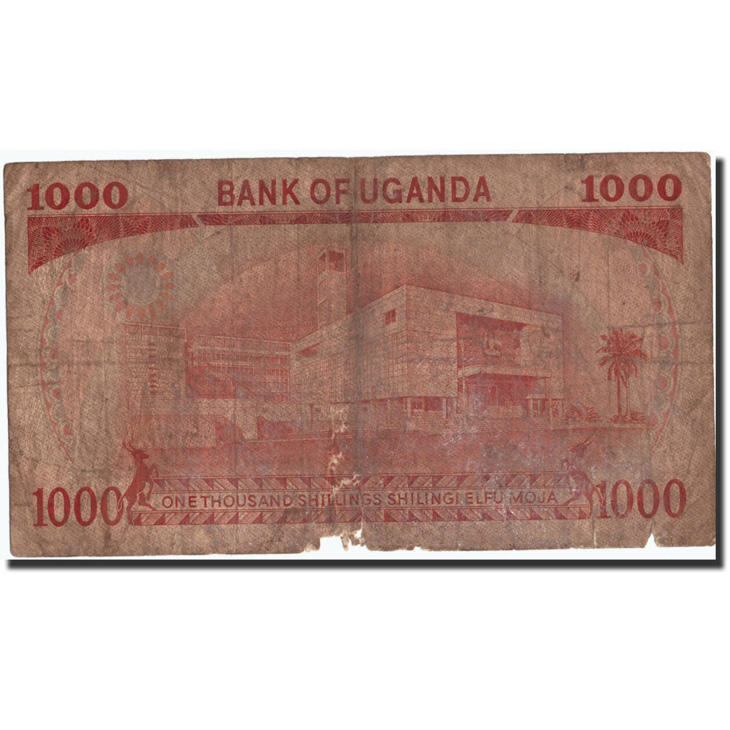 Banconote, Uganda, 1000 Shillings, Undated (1983), KM:23a, Undated, D