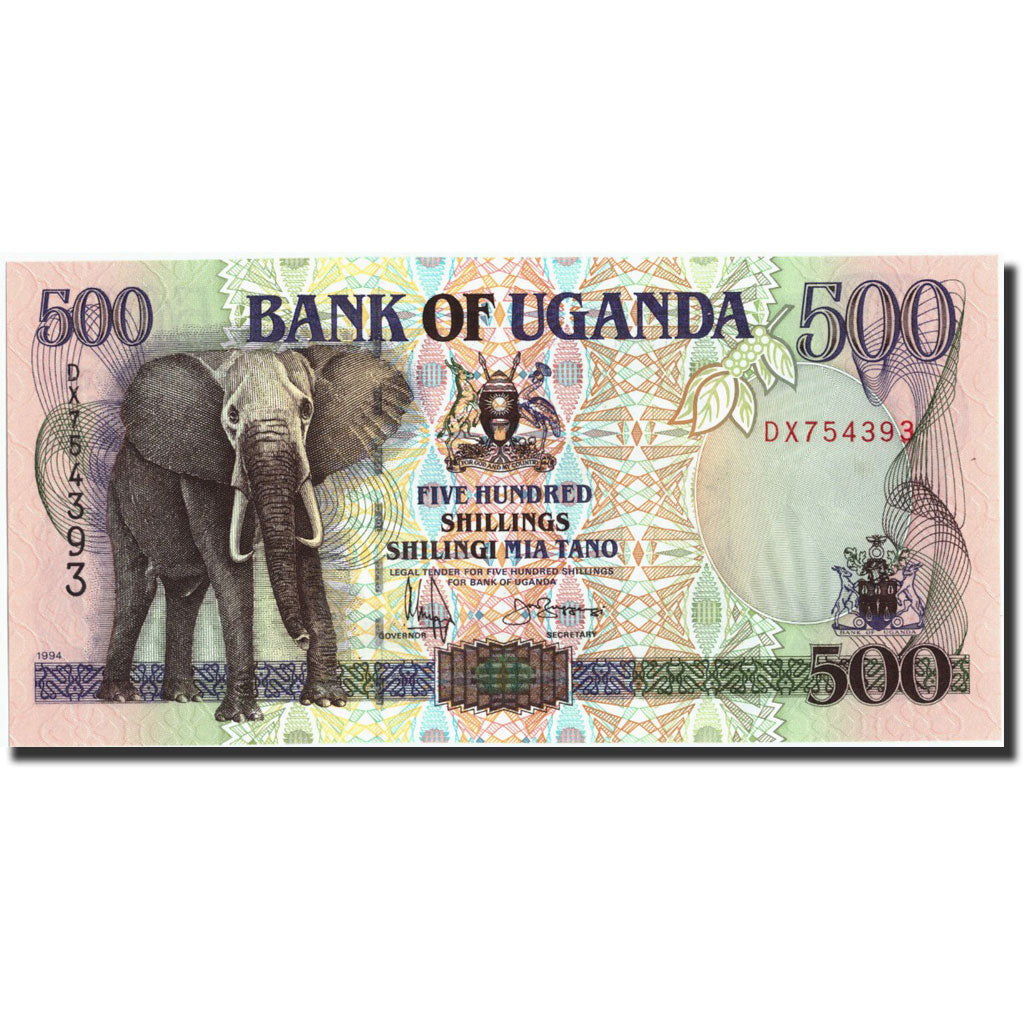 Billete, 500 Shillings, 1994, Uganda, KM:35a, 1994, UNC