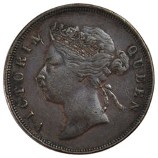 Coin, Straits Settlements, Victoria, Cent, 1883, EF(40-45), Copper, KM:9