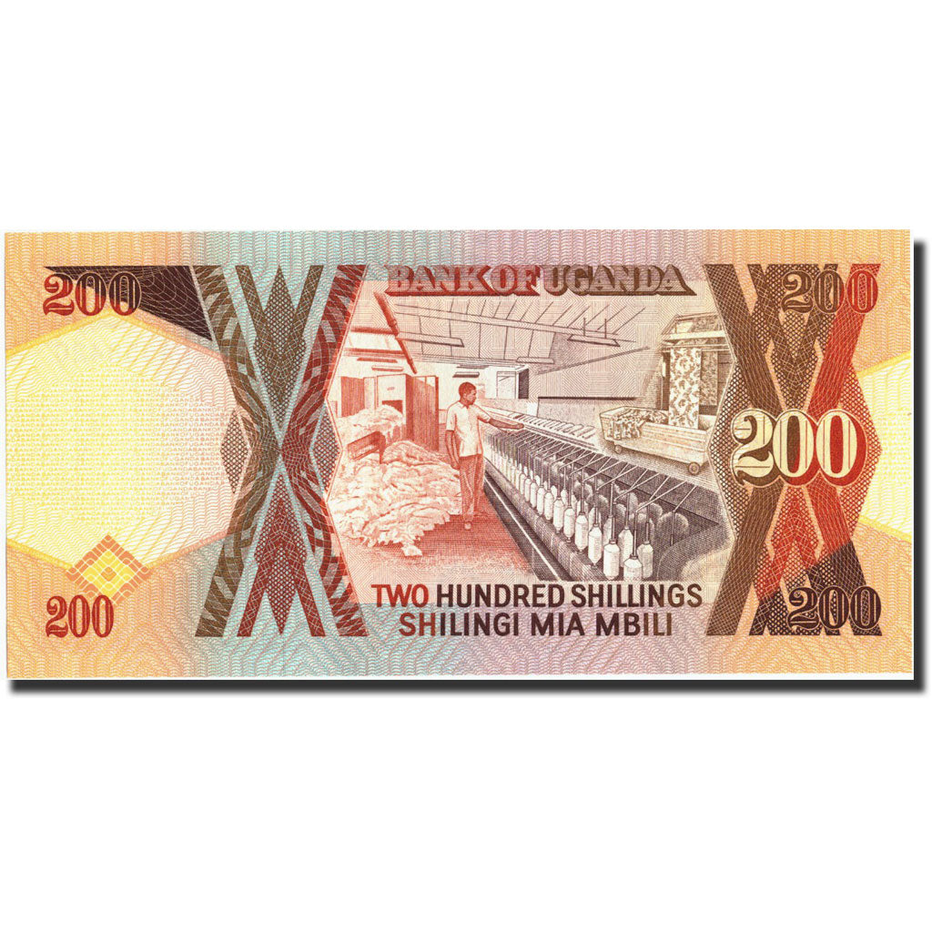 Banknote, Uganda, 200 Shillings, 1996, 1996, KM:32b, UNC(65-70)