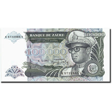 Banknote, Zaire, 100,000 Zaïres, 1992, 1992-01-04, KM:41a, UNC(65-70)