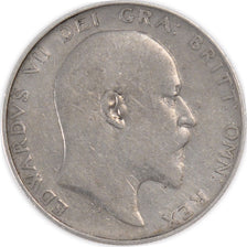 GREAT BRITAIN, 1/2 Crown, 1906, KM #802, VF(30-35), Silver, 32.3, 13.97