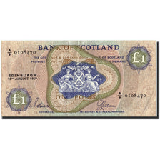 Geldschein, Scotland, 1 Pound, 1969, 1969-08-18, KM:109b, SS+