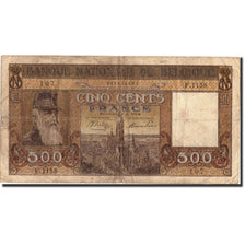Belgio, 500 Francs, 1945, KM:127a, 1945-05-01, MB+