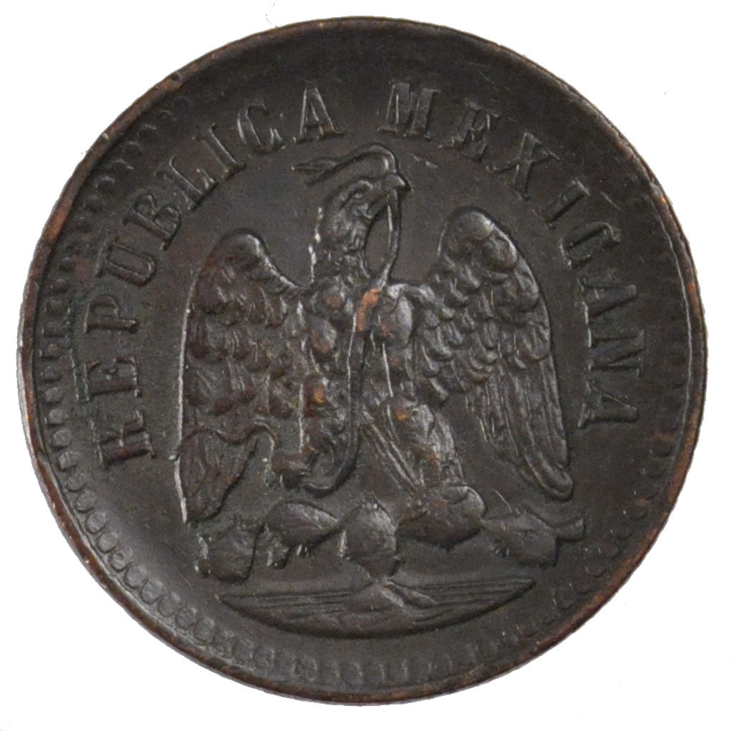 Coin, Mexico, Centavo, 1896, Mexico City, AU(55-58), Copper, KM:391.6