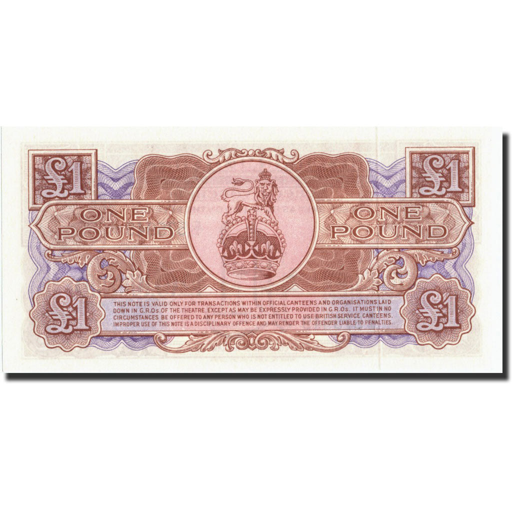 Banknote, Great Britain, 1 Pound, undated 1956, Undated, KM:M29, UNC(63)