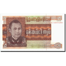 Geldschein, Burma, 25 Kyats, 1972, 1972, KM:59, UNZ