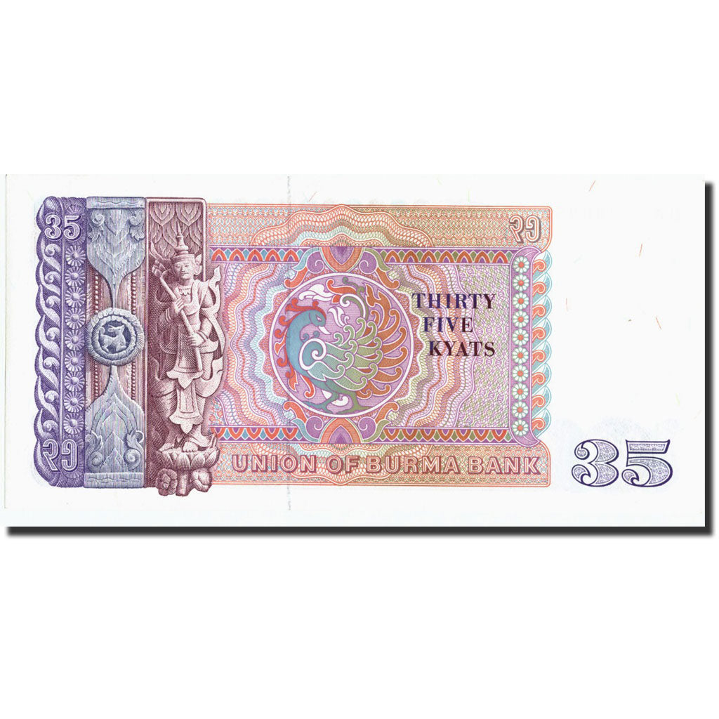Banknote, Burma, 35 Kyats, 1996, 1996, KM:63, UNC(65-70)
