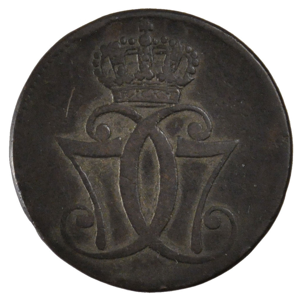 Coin, Denmark, Christian VII, Skilling, 1771, VF(30-35), Copper, KM:616.1