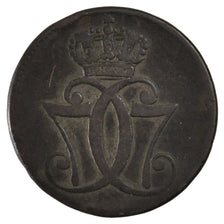 Coin, Denmark, Christian VII, Skilling, 1771, VF(30-35), Copper, KM:616.1