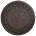 PORTUGAL, 10 Reis, X; 1/2 Vinten, 1703, KM #168, VF(20-25), Copper, 14.69