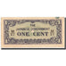 Banknote, MALAYA, 1 Cent, Undated (1942), Undated, KM:M1a, EF(40-45)