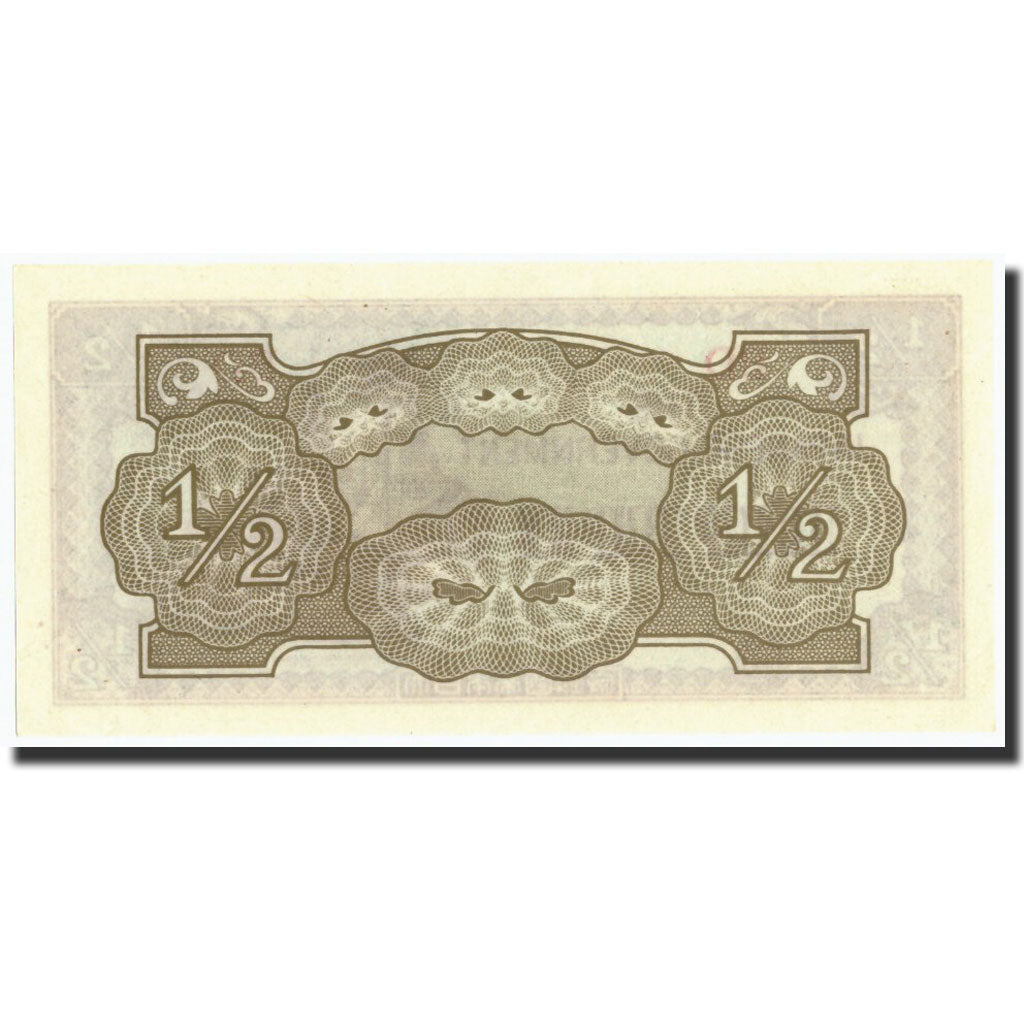 Burma, 1/2 Rupee, Undated (1942), KM:13b, UNC(64)