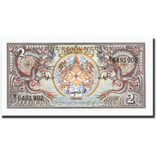 Banknote, Bhutan, 2 Ngultrum, Undated (1985-90), Undated, KM:13, UNC(65-70)