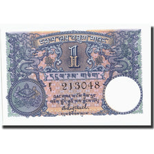 Bhutan, 1 Ngultrum, Undated (1974), KM:1, FDS
