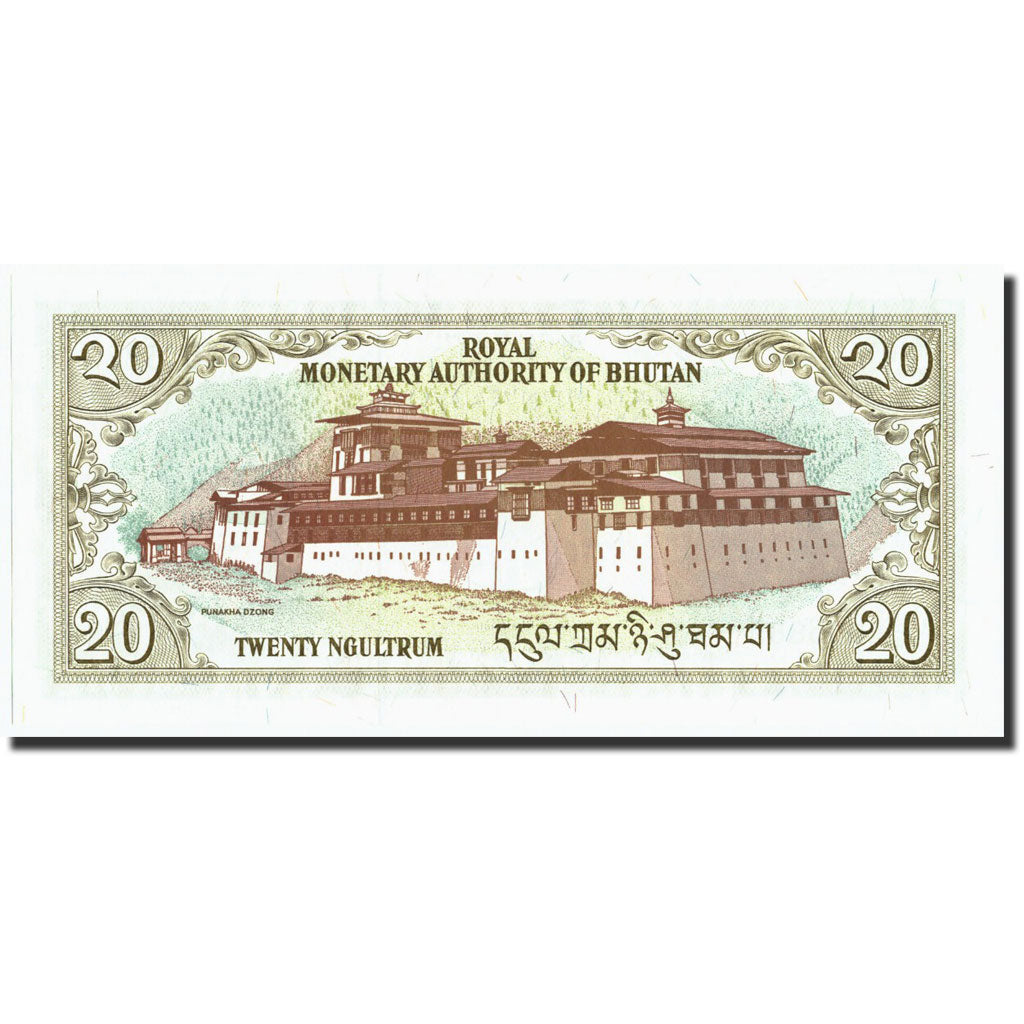 Banknote, Bhutan, 20 Ngultrum, Undated (2000), Undated, KM:16b, UNC(65-70)