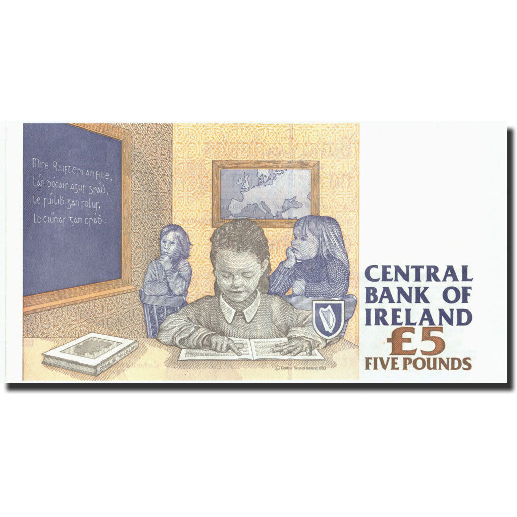 Banconote, Irlanda - Repubblica, 5 Pounds, 1999, KM:75b, 1999-10-15, FDS