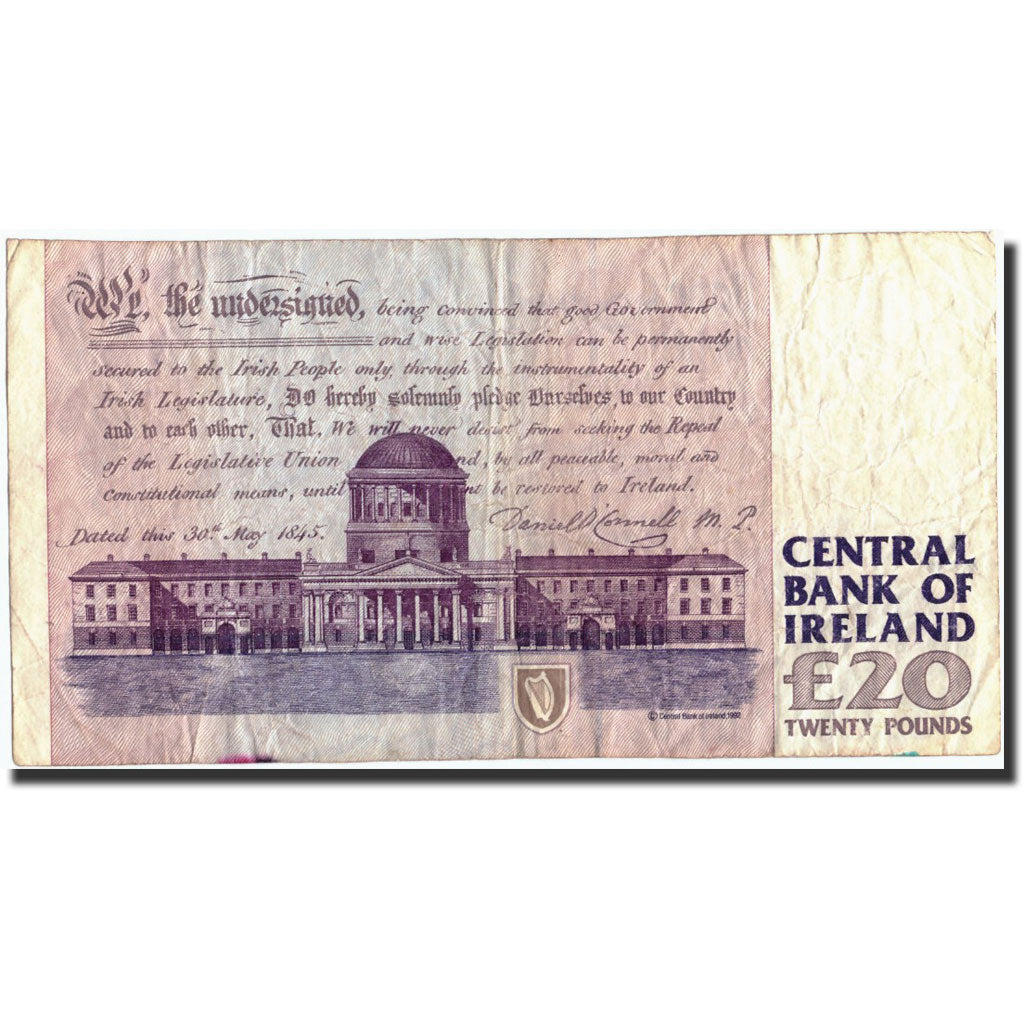 Geldschein, Ireland - Republic, 20 Pounds, 1993, 1996-06-04, KM:77a, S