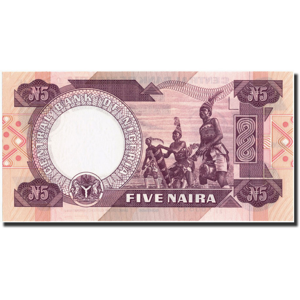 Banknot, Nigeria, 5 Naira, 2005, 2005, KM:24b, UNC(65-70)