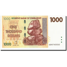 Biljet, Zimbabwe, 1000 Dollars, 2008, 2008-08-01, KM:71, NIEUW