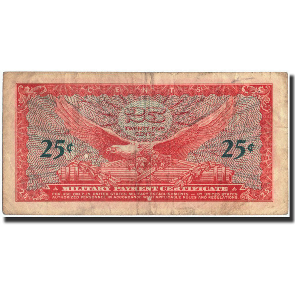 Stati Uniti, 25 Cents, Undated (1965), KM:M59a, B