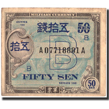 Japan, 50 Sen, undated (1945), KM:65, VF(20-25)