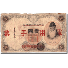 Japan, 1 Yen, undated (1889), KM:26, VG(8-10)