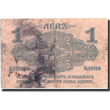 Bulgaria, 1 Lev Srebro, undated (1916), KM:14b, B
