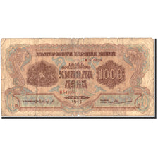 Bulgaria, 1000 Leva, 1945, 1943, KM:72a, RC