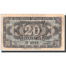 Bulgaria, 20 Leva, 1947, KM:74a, 1947, AU(55-58)
