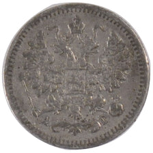 RUSSIA, 5 Kopeks, 1890, KM #19a.1, EF(40-45), Silver, 0.86